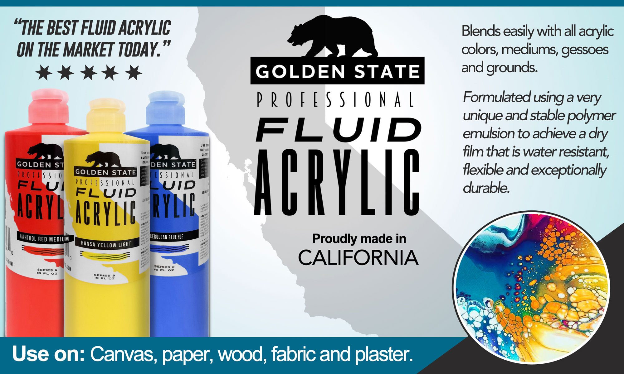 Golden State Fluid Acrylics