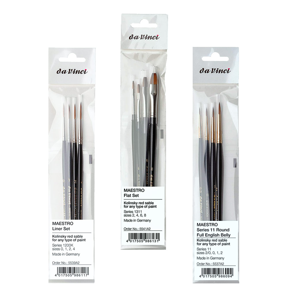 Maestro Kolinsky Brush Sets