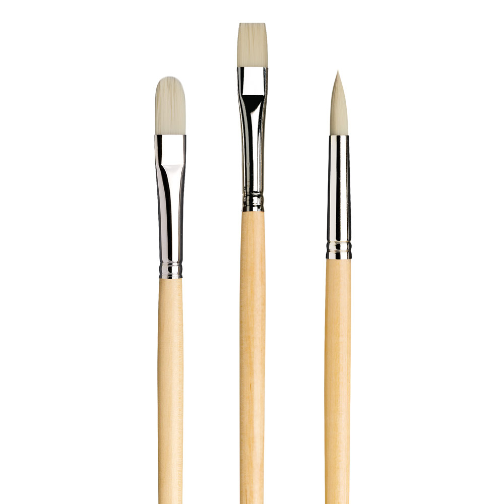 Top-Acryl White Brushes