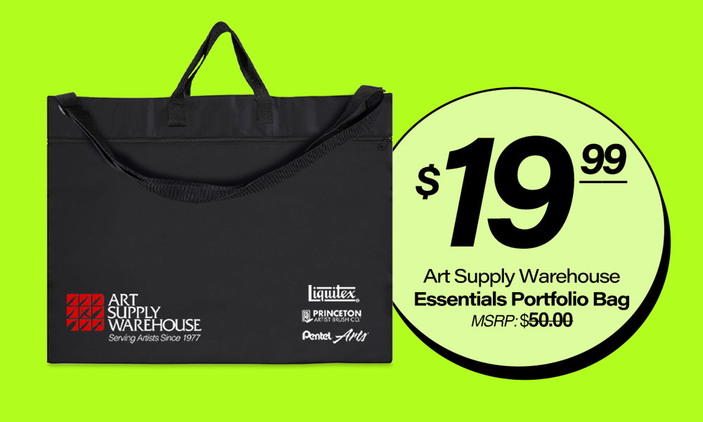 Essentials Portfolio Bag for $19.99