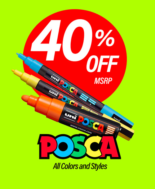 Posca Markers 40% Off