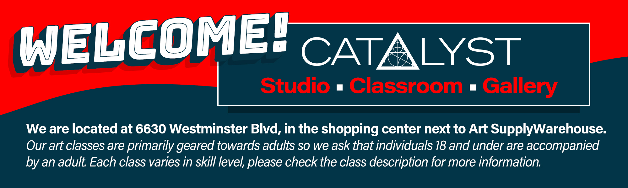 Catalyst. Join us for inspiring art classes and demonstrations perfect for artists of all skill levels.