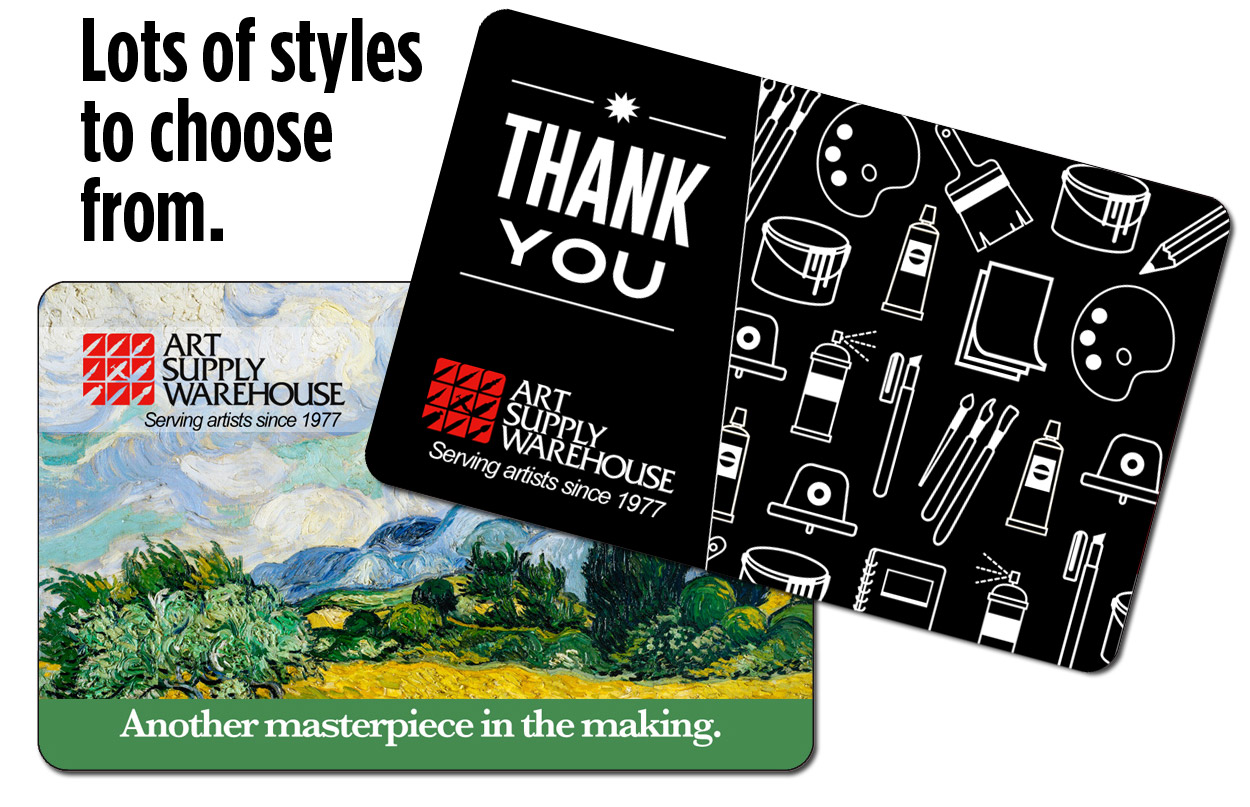 Gift Cards: Lots of styles to choose from.