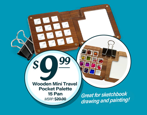 Wooden Pocket Palette