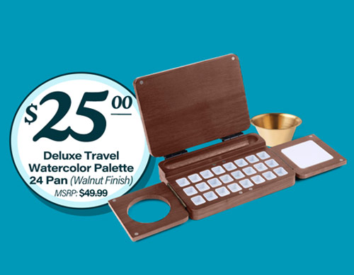 Portable Wood Travel Palette