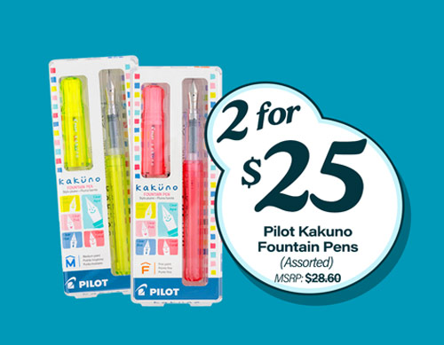 Pilot Kakuno Fountain Pens