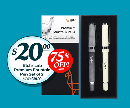 Etchr Fountain Pens Set