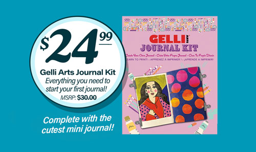 Gelli Arts Journal Printing Kit