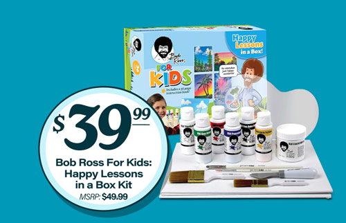 Bob Ross For Kids Happy Lessons Set