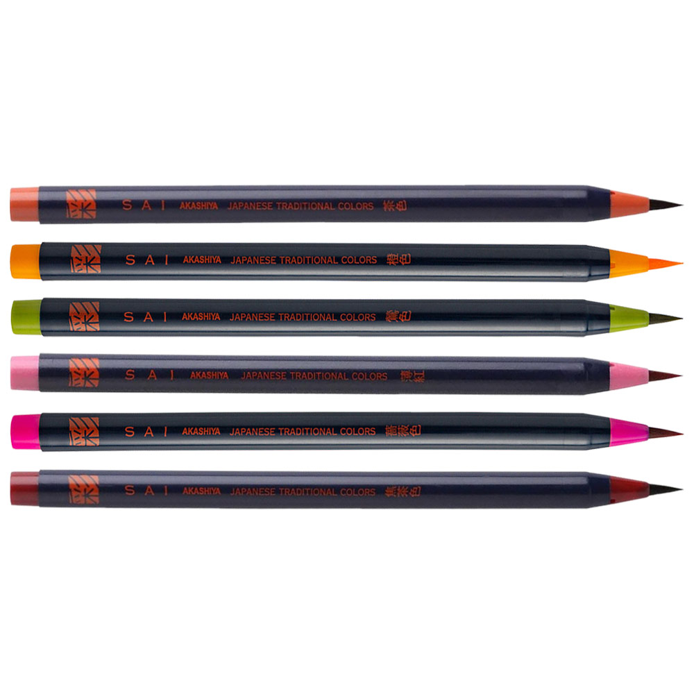 Akashiya SAI Brush Pens