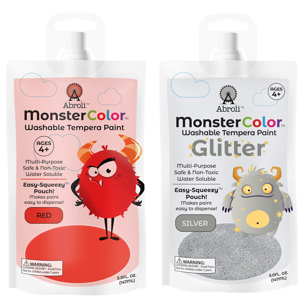 MonsterColor Washable Tempera Paints