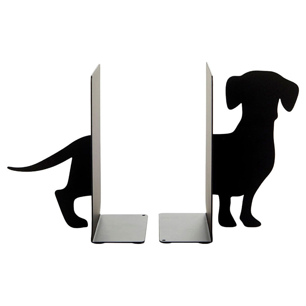 Balvi Black Metal Bookends