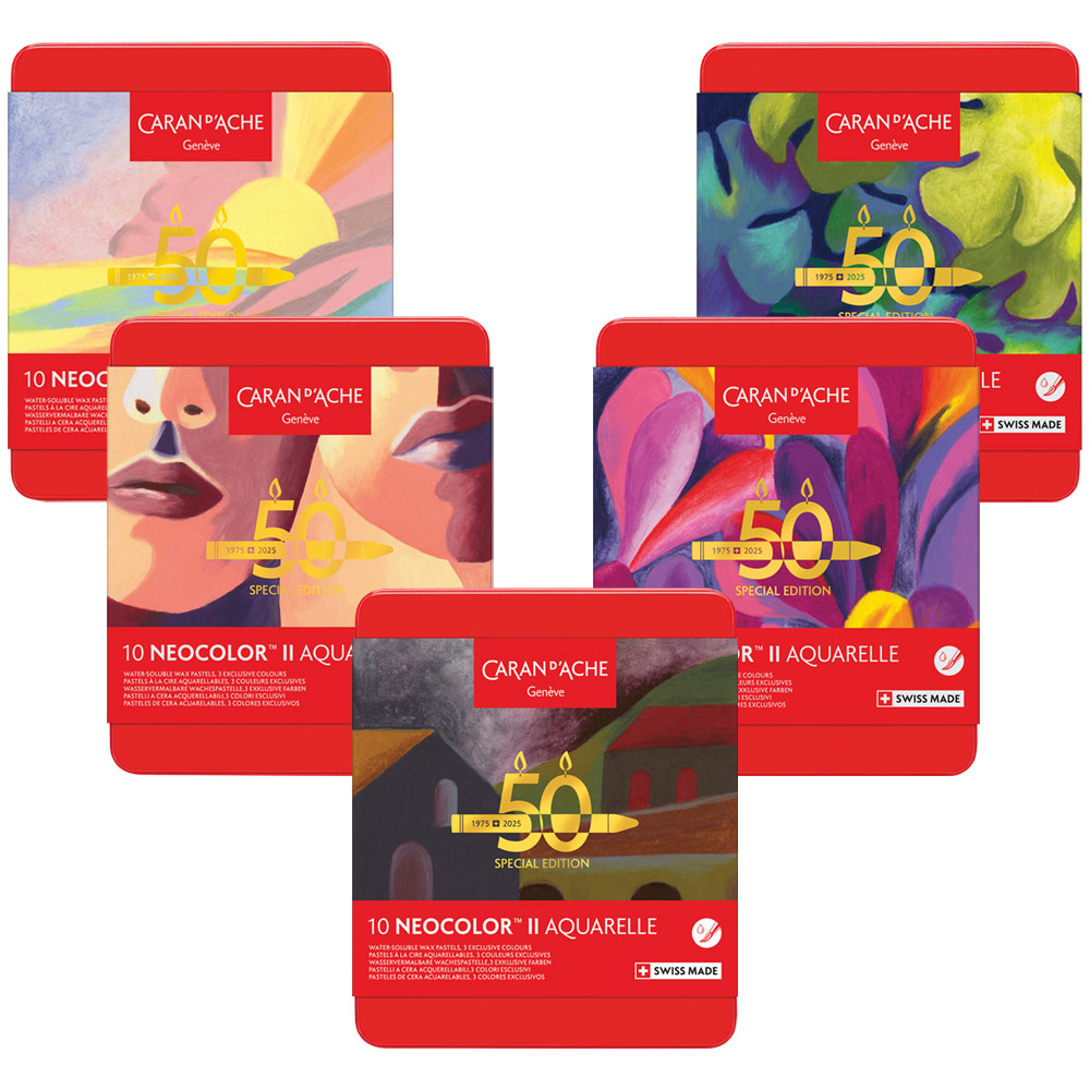 Caran d'Ache Neocolor II Anniversary Sets