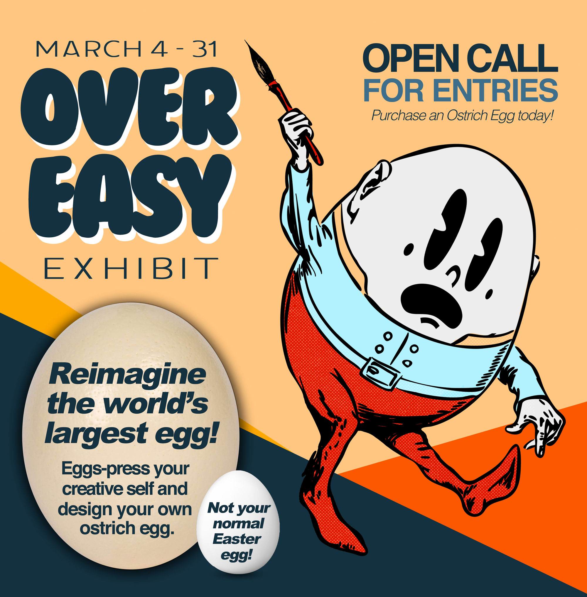Over Easy Art Show March 4 - March 31