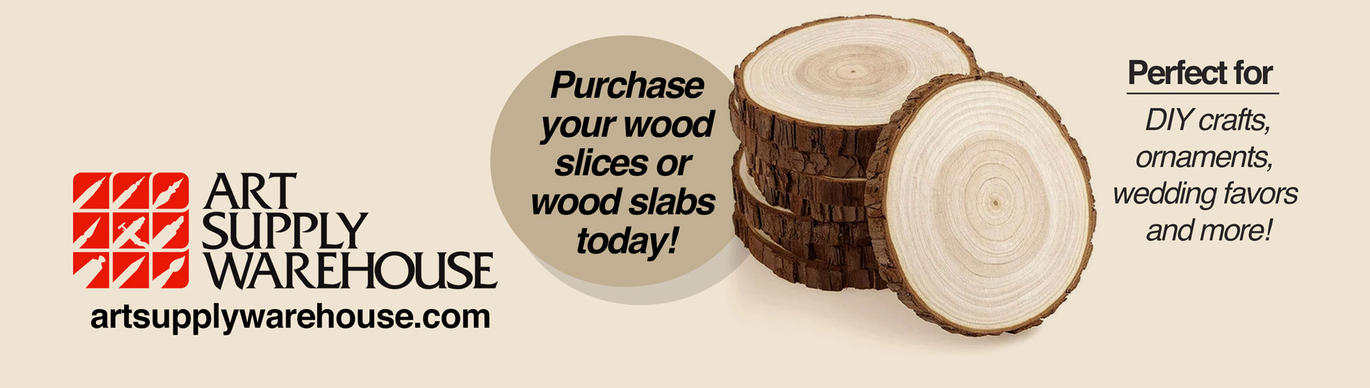 Enter the show. Purchase your wood slices or slabs today!