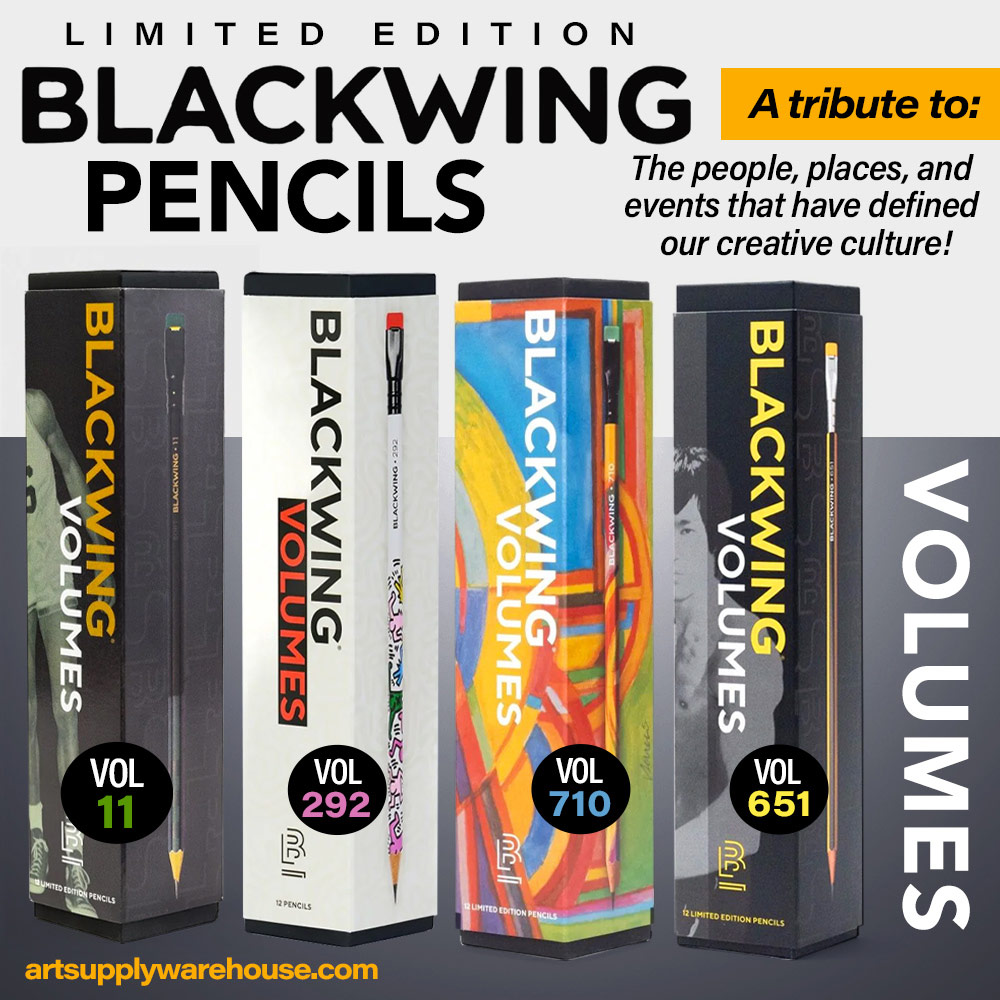 Limited Edition Blackwing Pencils. A tribute to the people, places and events that have defined our creative culture!
