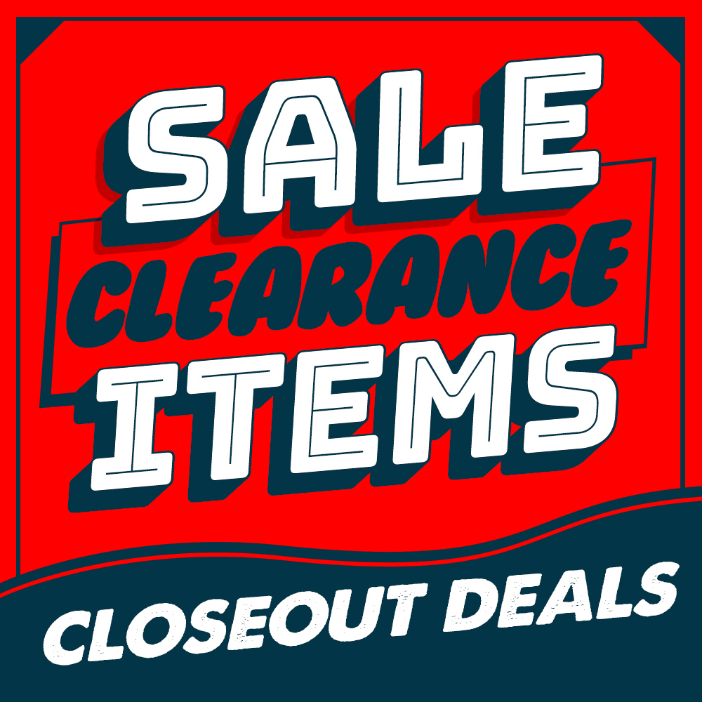 Sale Clearance Items. Closeout Deals.