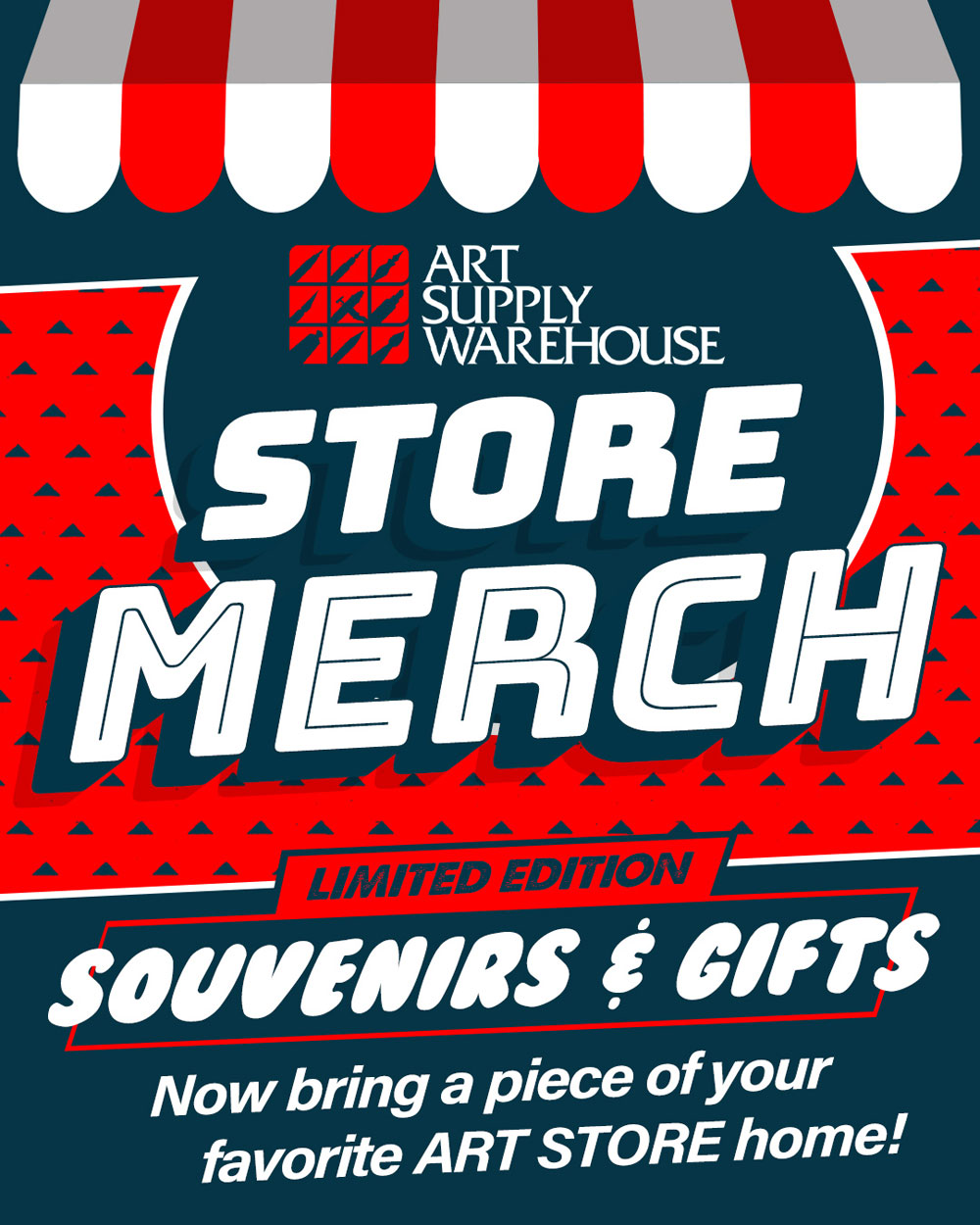 Store Merch. Souverniers and Gifts. Now bring a piece of your favorite art store home!